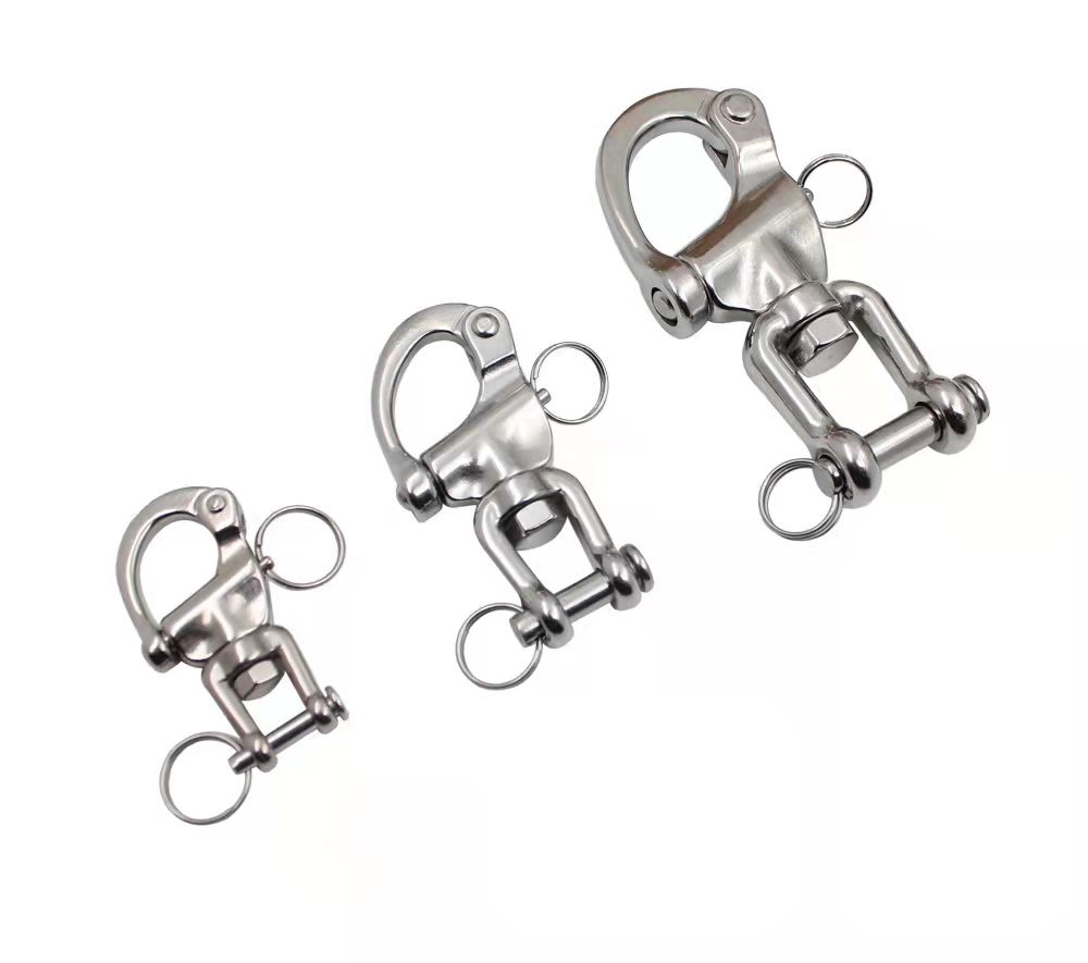 Stainless Steel Jaw Swivel Snap Shackle